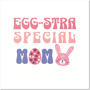 Eggstra Mom Easter Egg Posters and Art